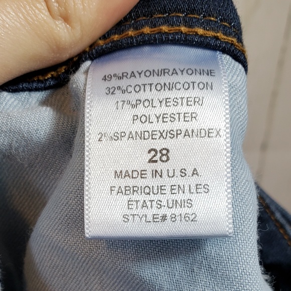 FREE PEOPLE distressed skinny jeans 28… - Picture 5 of 6